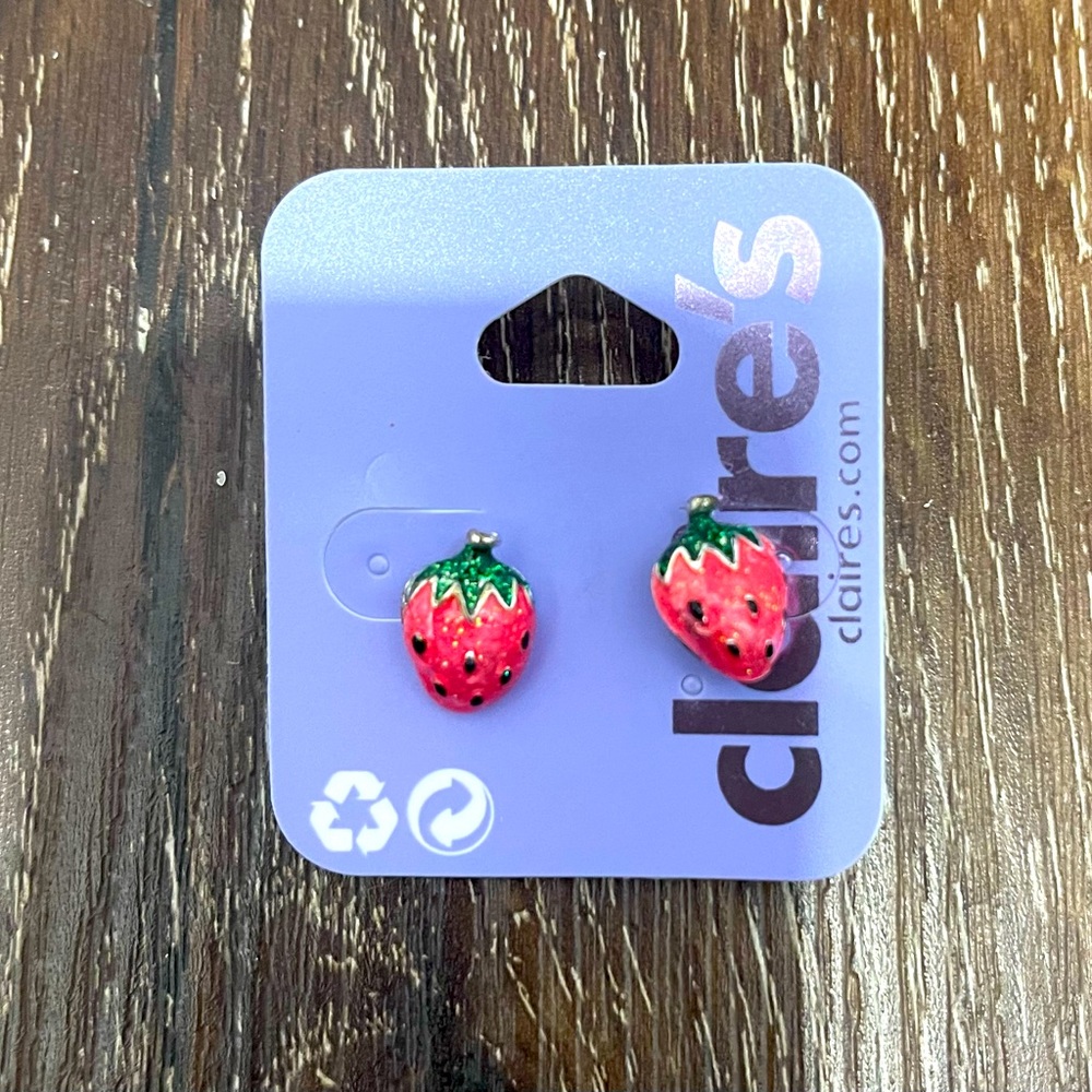 Strawberry earrings